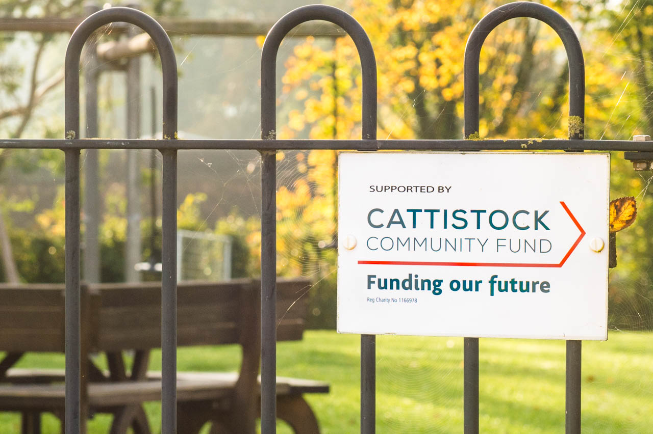 The Cattistock Community Fund continues to support funding of the Open Spaces playground