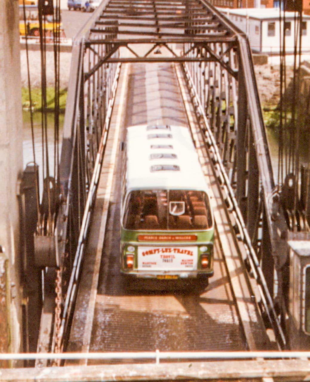 Reversing onto the Isle of Man Ferry 1983