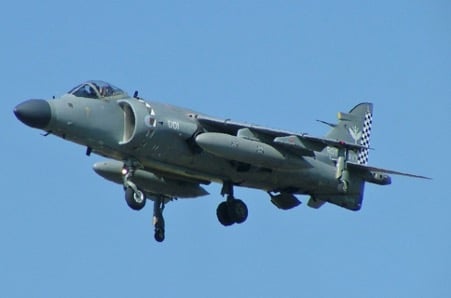 The Day a Sea Harrier Crash Landed in Cattistock!