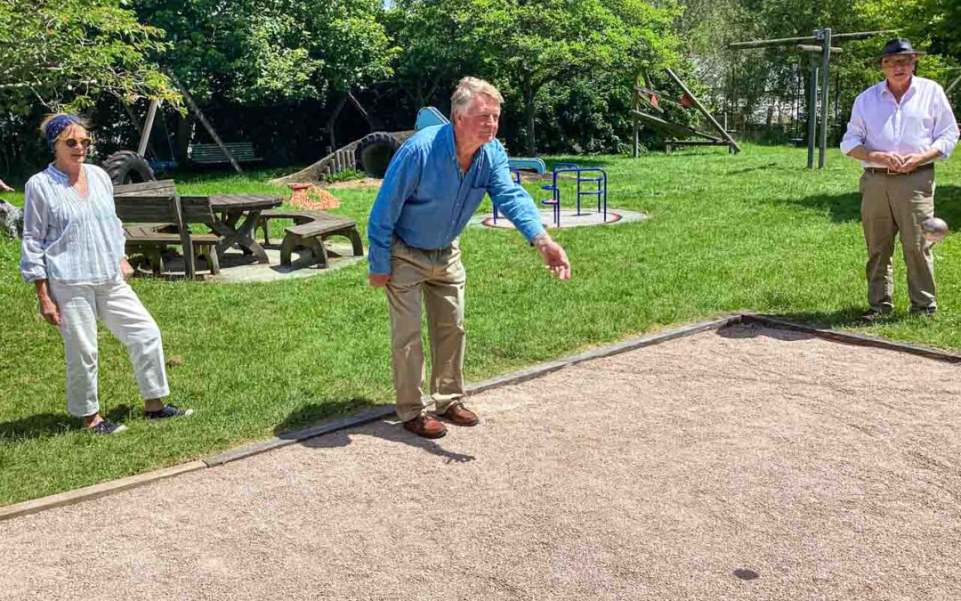 Boule Court Resurfaced and Extended